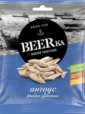 «Beerka», анчоус сушёно-вяленый, 25 г «Beerka», анчоус сушёно-вяленый, 25 г