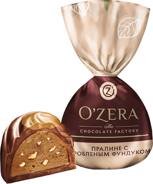 «OZera», конфеты с дробленым фундуком «OZera», конфеты с дробленым фундуком