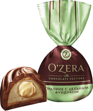 «OZera», конфеты с цельным фундуком «OZera», конфеты с цельным фундуком
