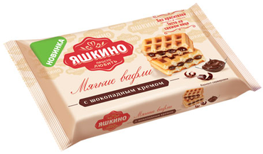 «Яшкино», вафли мягкие с шоколадным кремом, 40 г «Яшкино», вафли мягкие с шоколадным кремом, 40 г