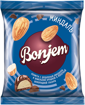 «Bonjem», конфета «Миндаль», 180 г «Bonjem», конфета «Миндаль», 180 г