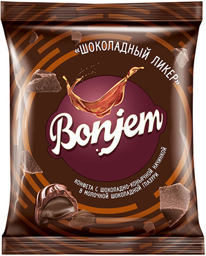«Bonjem», конфета «Шоколадный ликер», 180 г «Bonjem», конфета «Шоколадный ликер», 180 г