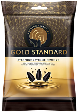 «Gold Standart», семечки крупные, жареные, 100 г «Gold Standart», семечки крупные, жареные, 100 г