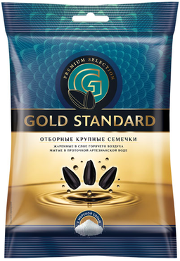 «Gold Standart», семечки крупные, жареные, солёные, 100 г «Gold Standart», семечки крупные, жареные, солёные, 100 г