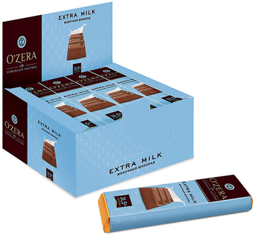 «OZera», шоколадный батончик Extra milk, 42 г «OZera», шоколадный батончик Extra milk, 42 г