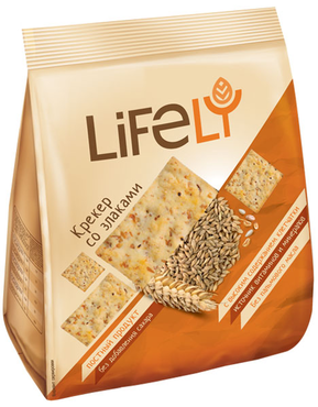 «LifeLY», крекер со злаками, 180 г «LifeLY», крекер со злаками, 180 г