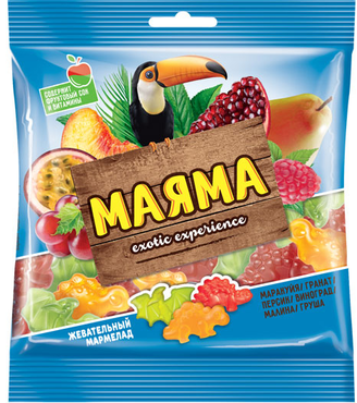 «Маяма», мармелад жевательный в форме динозавриков, 70 г «Маяма», мармелад жевательный в форме динозавриков, 70 г