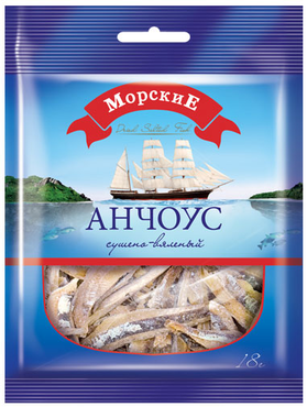 «МорскиЕ», анчоус сушёно-вяленый, 18 г «МорскиЕ», анчоус сушёно-вяленый, 18 г