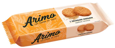 «Arimo», печенье с овсяными хлопьями, сдобное, 180 г «Arimo», печенье с овсяными хлопьями, сдобное, 180 г