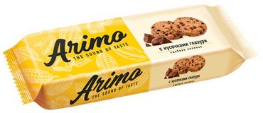 «Arimo», печенье с кусочками глазури, 200 г «Arimo», печенье с кусочками глазури, 200 г
