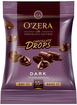 «OZera», шоколад Dark drops, 70 г «OZera», шоколад Dark drops, 70 г