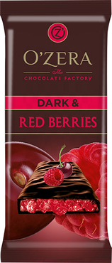 «OZera», шоколад горький Dark & Red berries, 90 г «OZera», шоколад горький Dark & Red berries, 90 г