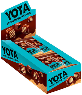 «Yota», драже вафля в молочно-шоколадной глазури, 40 г «Yota», драже вафля в молочно-шоколадной глазури, 40 г