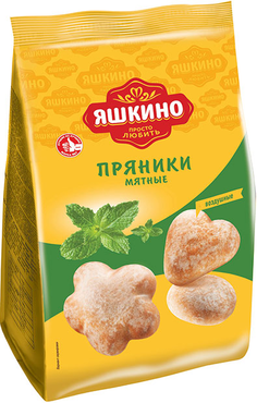 «Яшкино», пряники «Мятные», 350 г «Яшкино», пряники «Мятные», 350 г