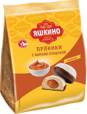 «Яшкино», пряники с варёной сгущёнкой, 350 г «Яшкино», пряники с варёной сгущёнкой, 350 г