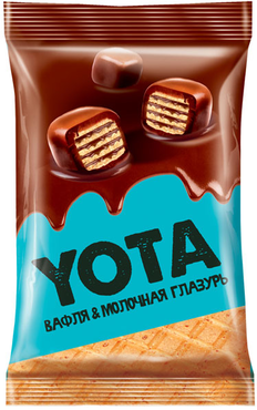 «Yota», вафля в молочно-шоколадной глазури, 150 г «Yota», вафля в молочно-шоколадной глазури, 150 г