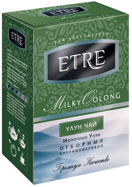 «ETRE», «Молочный улун» чай зеленый крупнолистовой, 100 г «ETRE», «Молочный улун» чай зеленый крупнолистовой, 100 г