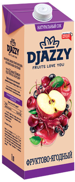 «Djazzy», сок фруктово-ягодный «Djazzy», сок фруктово-ягодный