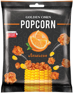 «Golden Corn», попкорн со вкусом апельсина, 100 г «Golden Corn», попкорн со вкусом апельсина, 100 г