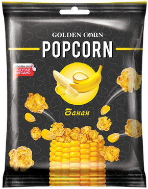 «Golden Corn», попкорн со вкусом банана, 100 г «Golden Corn», попкорн со вкусом банана, 100 г