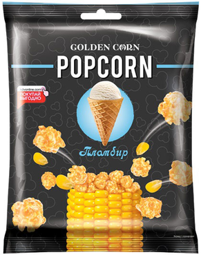 «Golden Corn», попкорн со вкусом пломбира, 100 г «Golden Corn», попкорн со вкусом пломбира, 100 г