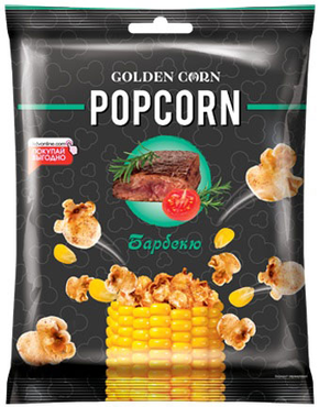 «Golden Corn», попкорн со вкусом барбекю, 35 г «Golden Corn», попкорн со вкусом барбекю, 35 г