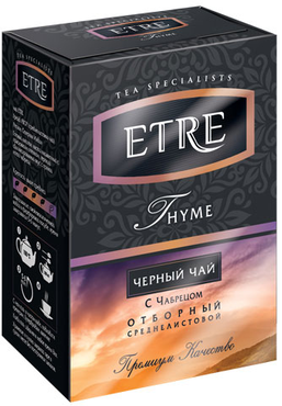 «ETRE», «Thyme» чай черный с чабрецом, 100 г «ETRE», «Thyme» чай черный с чабрецом, 100 г