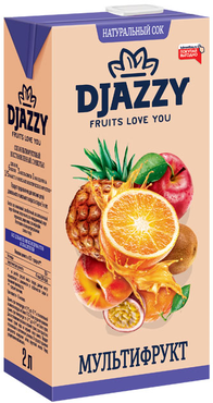 «Djazzy», сок мультифруктовый, с мякотью «Djazzy», сок мультифруктовый, с мякотью