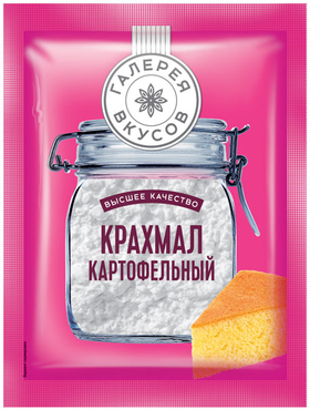 «Галерея вкусов», крахмал картофельный, 100 г «Галерея вкусов», крахмал картофельный, 100 г