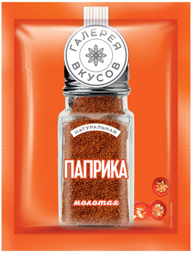 «Галерея вкусов», паприка молотая, 10 г «Галерея вкусов», паприка молотая, 10 г
