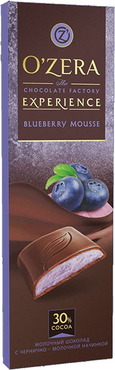 «OZera», шоколад Blueberry Mousse, 93 г «OZera», шоколад Blueberry Mousse, 93 г