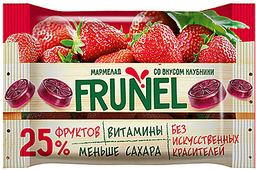 «Frunel», мармелад со вкусом клубники, 40 г