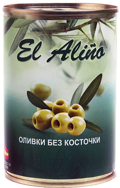 «EL alino», оливки без косточки, 270 г «EL alino», оливки без косточки, 270 г
