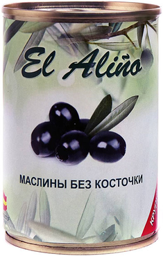«EL alino», маслины крупные без косточки, 270 г «EL alino», маслины крупные без косточки, 270 г