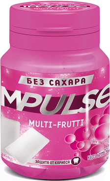 «Impulse», жевательная резинка Multi-Frutti, 56 г «Impulse», жевательная резинка Multi-Frutti, 56 г
