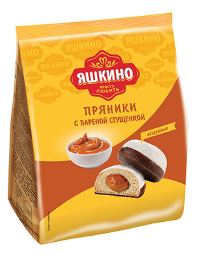 «Яшкино», пряники с варёной сгущёнкой, 350 г «Яшкино», пряники с варёной сгущёнкой, 350 г