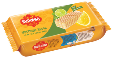 «Яшкино», вафли «Лимон-Лайм», 300 г «Яшкино», вафли «Лимон-Лайм», 300 г