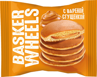 «Basker Wheels», pancake с вареной сгущенкой, 36 г «Basker Wheels», pancake с вареной сгущенкой, 36 г