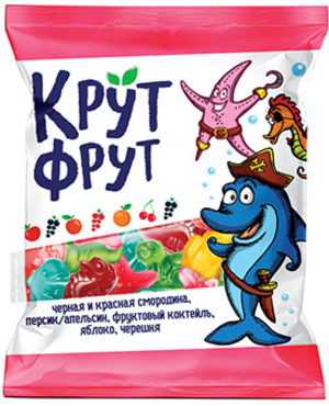 «КрутФрут», мармелад жевательный в форме обитателей подводного мира, 70 г «КрутФрут», мармелад жевательный в форме обитателей подводного мира, 70 г