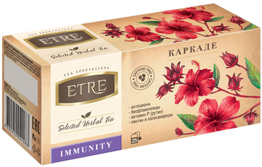«ETRE», чайный напиток Immunity каркаде, 37 г «ETRE», чайный напиток Immunity каркаде, 37 г