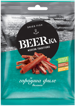 «Beerka», горбуша, вяленые ломтики, 25 г «Beerka», горбуша, вяленые ломтики, 25 г