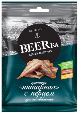 «Beerka», путассу с перцем сушёно-вяленая, 40 г «Beerka», путассу с перцем сушёно-вяленая, 40 г