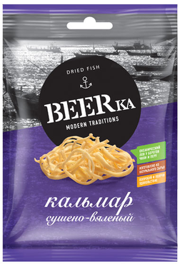 «Beerka», кальмар сушёно-вяленый, 70 г «Beerka», кальмар сушёно-вяленый, 70 г