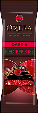Шоколад горький «O'Zera» Dark & Red berries, 40 г
