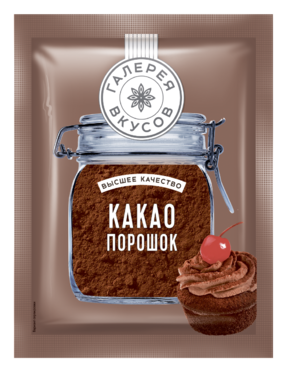 Какао-порошок «Галерея вкусов», 75 г Какао-порошок «Галерея вкусов», 75 г