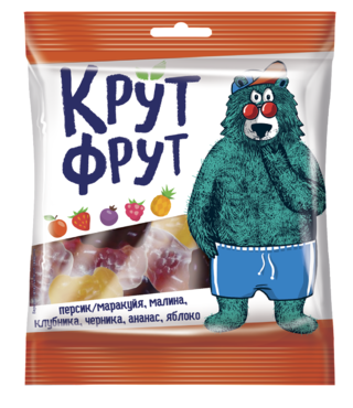 Мармелад жевательный «КрутФрут» в форме озорных мишек, 30 г Мармелад жевательный «КрутФрут» в форме озорных мишек, 30 г