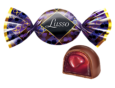 Конфеты Lusso со вкусом черной смородины