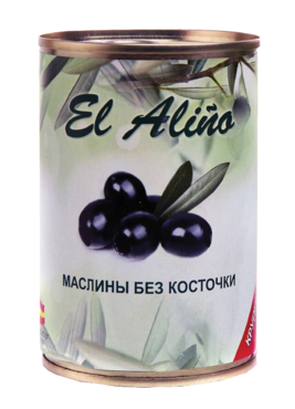 Маслины «EL alino» крупные без косточки, 290 мл Маслины «EL alino» крупные без косточки, 290 мл