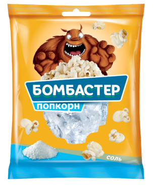 Попкорн «Бомбастер» с солью, 35 г Попкорн «Бомбастер» с солью, 35 г