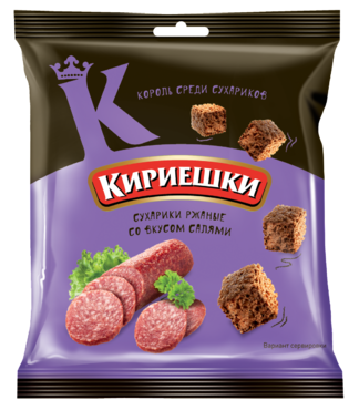 Сухарики «Кириешки» со вкусом салями, 40 г Сухарики «Кириешки» со вкусом салями, 40 г